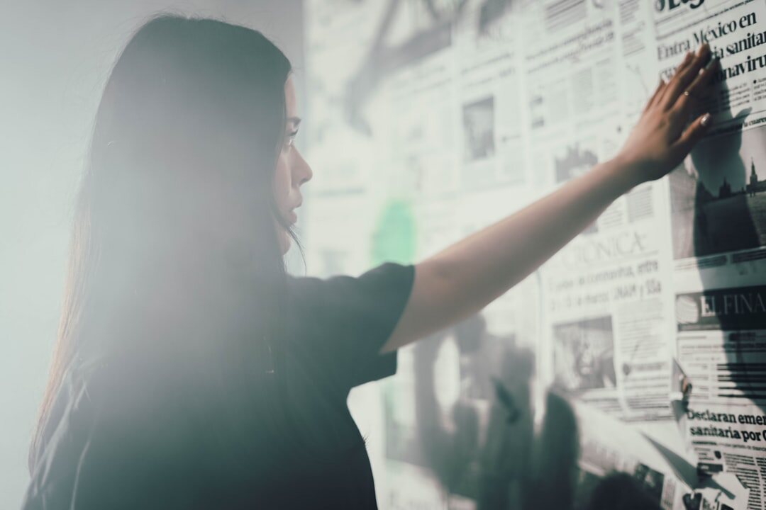 woman leading media discussion