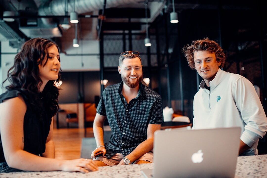 colleagues collaborating